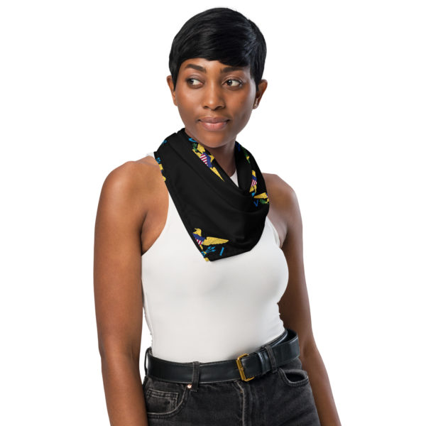 VI FLAG (BLACK) - All-over print bandana - Image 3