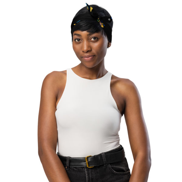 VI FLAG (BLACK) - All-over print bandana - Image 5