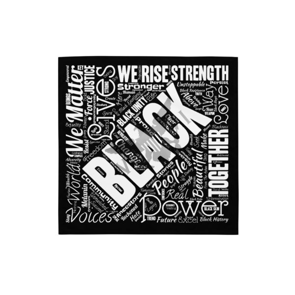BLACK 'N PROUD - All-over print bandana - Image 3
