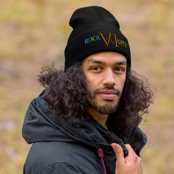 ROCK CITY VIBE - Cuffed Beanie - Image 2
