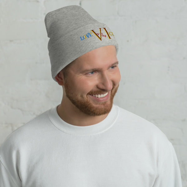 LOVE CITY VIBE - Cuffed Beanie - Image 4