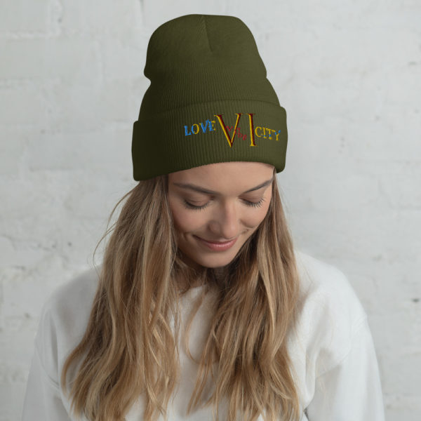 LOVE CITY VIBE - Cuffed Beanie - Image 3