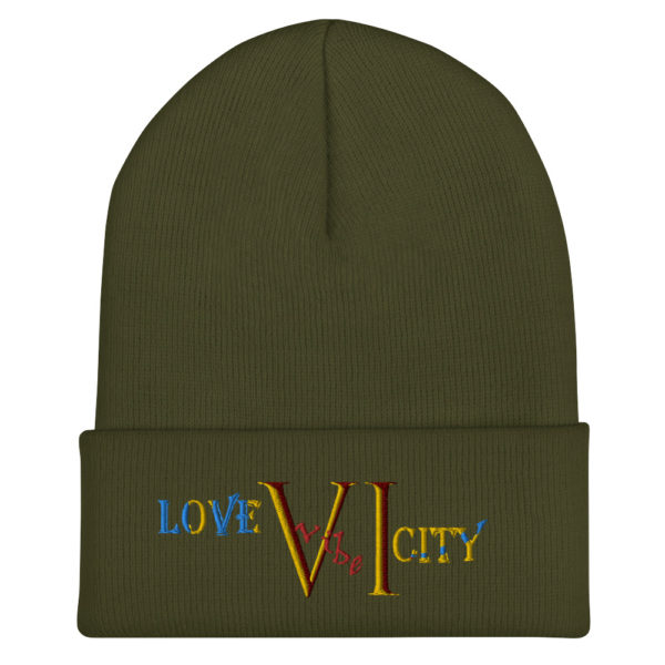 LOVE CITY VIBE - Cuffed Beanie - Image 10