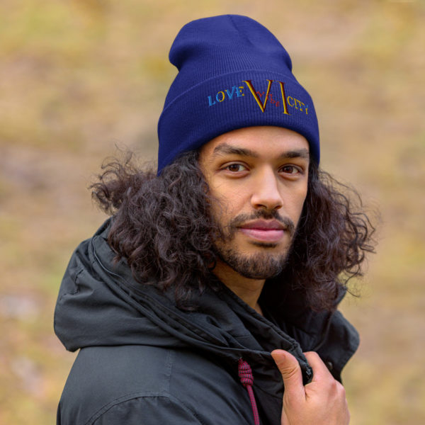LOVE CITY VIBE - Cuffed Beanie - Image 2