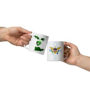 11OZ ONE VI LOVE - White glossy mug