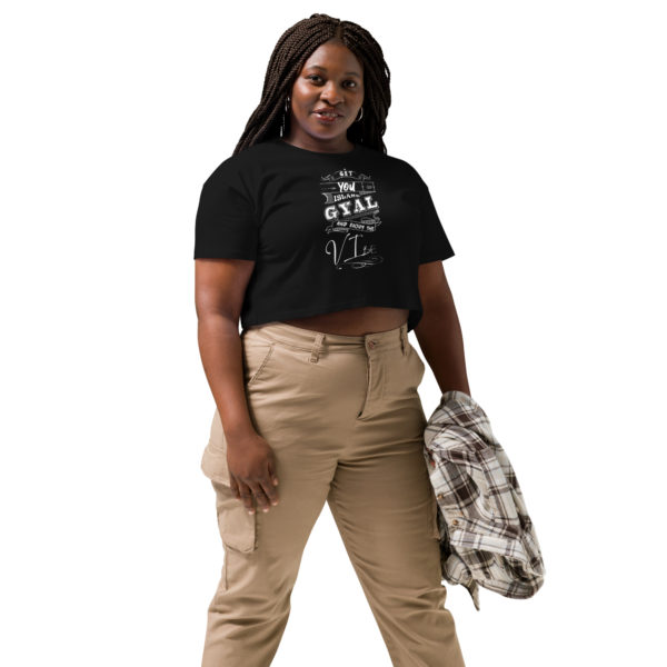 GET YOU AN ISLAND GYAL - Women’s crop top - Image 3