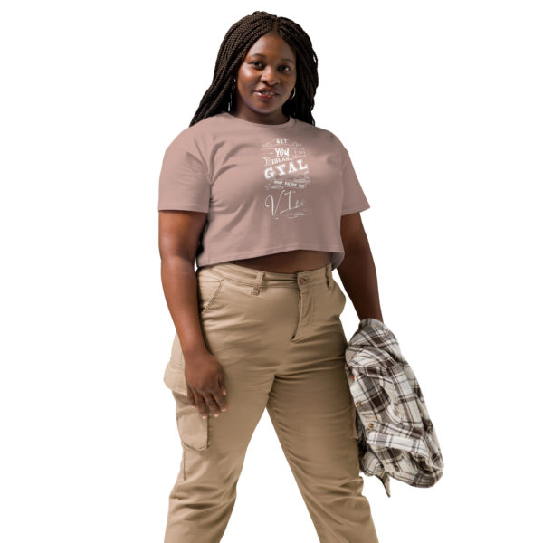GET YOU AN ISLAND GYAL - Women’s crop top - Image 4