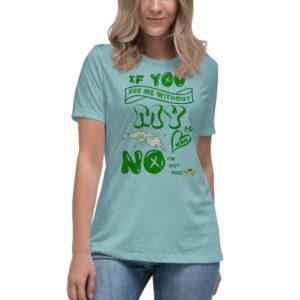 NOT OK W/O MY ISLAND MAN STT (BRIGHT COLORS) - Women's Relaxed T-Shirt