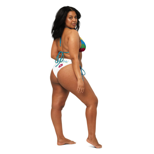 VI RAINBOW FLARE CRUZ GYAL - All-over print recycled string bikini - Image 13