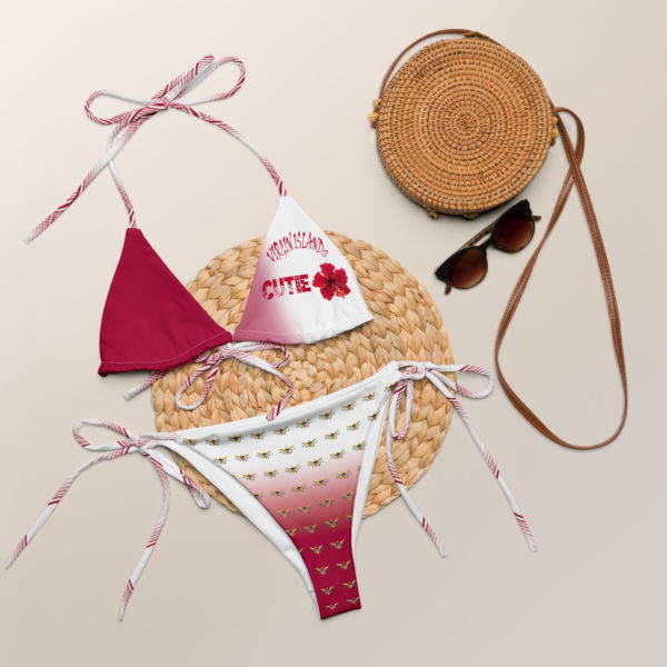 CRUZ GYAL CUTIE - All-over print recycled string bikini - Image 6