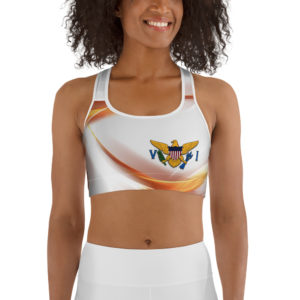 VI ORANGE WAVES - Sports bra