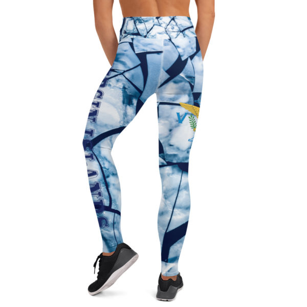 ONE VI ABSTRACT 3 - Yoga Leggings - Image 4