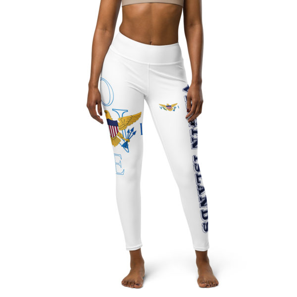 WHITE ONE VI - Yoga Leggings - Image 3