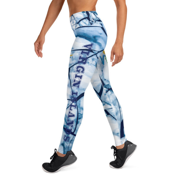 ONE VI ABSTRACT 3 - Yoga Leggings - Image 2