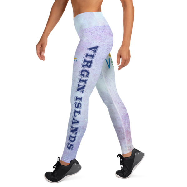 ONE VI ABSTRACT 1 - Yoga Leggings - Image 2