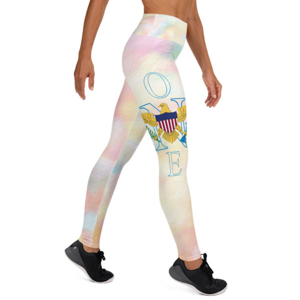 ONE VI ABSTRACT 2 - Yoga Leggings - Image 3