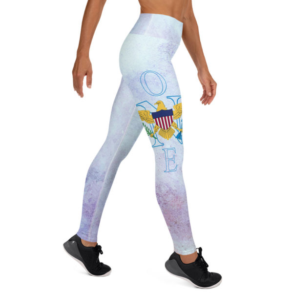 ONE VI ABSTRACT 1 - Yoga Leggings - Image 3