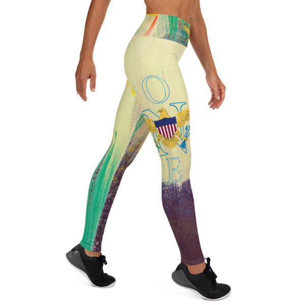 ONE VI COLORFUL WALL - Yoga Leggings - Image 3