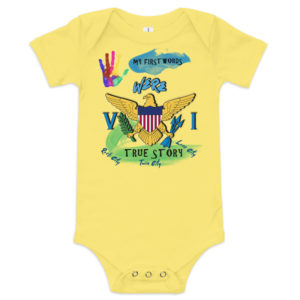 MY FIRST WORDS VI - Baby short sleeve one piece