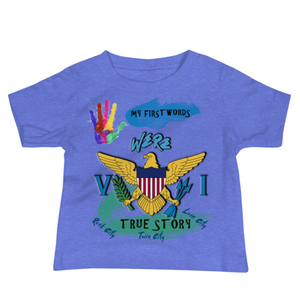MY FIRST WORDS - Baby Jersey Short Sleeve Tee - Image 4