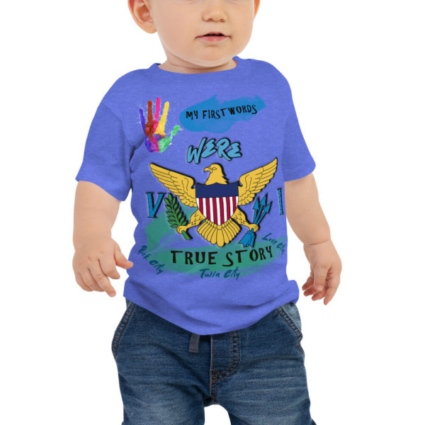 MY FIRST WORDS - Baby Jersey Short Sleeve Tee - Image 5
