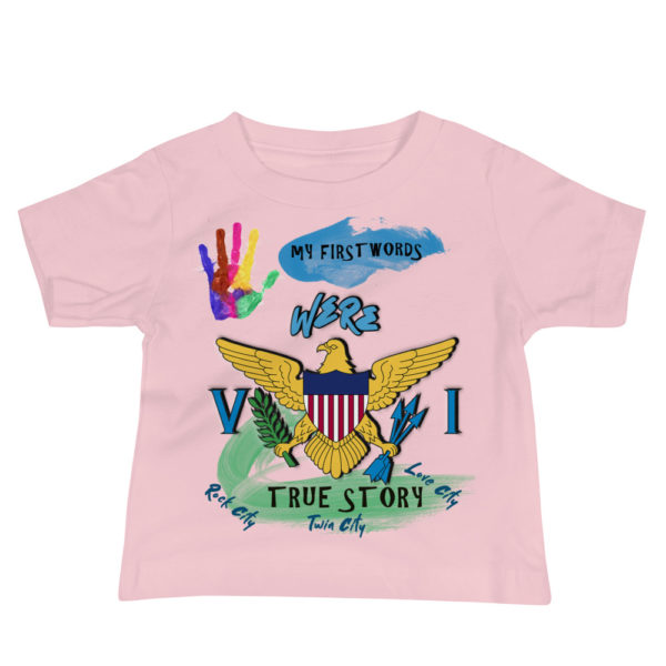 MY FIRST WORDS - Baby Jersey Short Sleeve Tee - Image 3