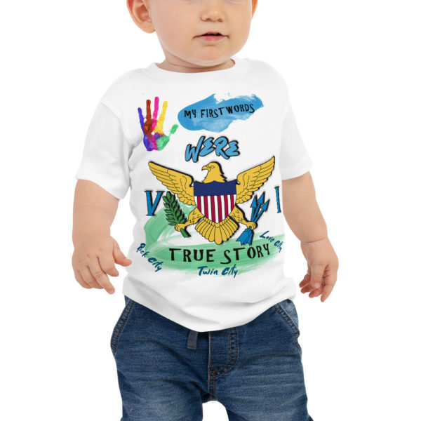 MY FIRST WORDS - Baby Jersey Short Sleeve Tee