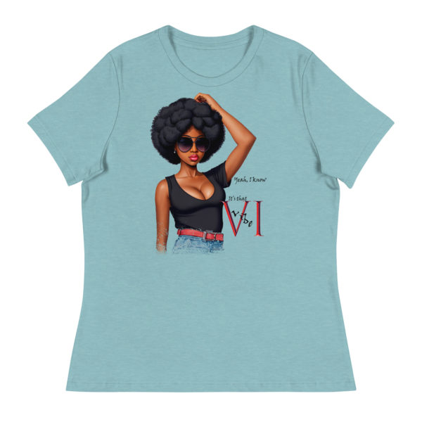 IT'S THAT VI VIBE (LIGHT COLORS) - Women's Relaxed T-Shirt - Image 2