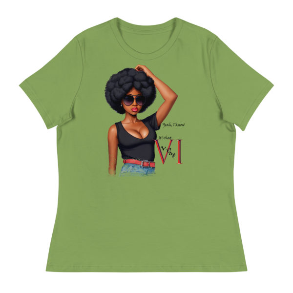 IT'S THAT VI VI BE (DARK COLORS) - Women's Relaxed T-Shirt - Image 5