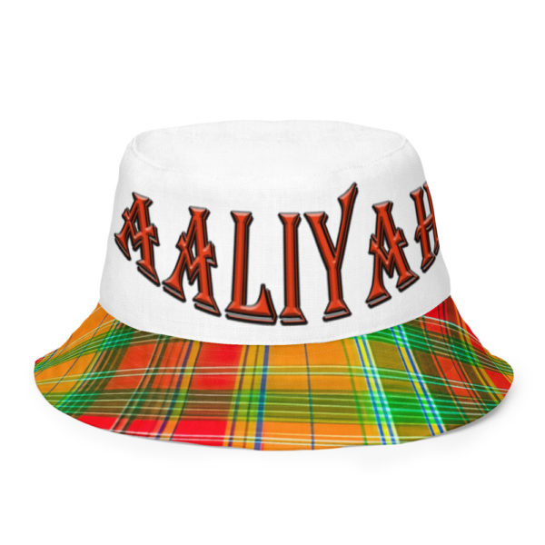 AALIYAH BLACK POWER/IF YUH NAME END WITH AN AReversible bucket hat - Image 3