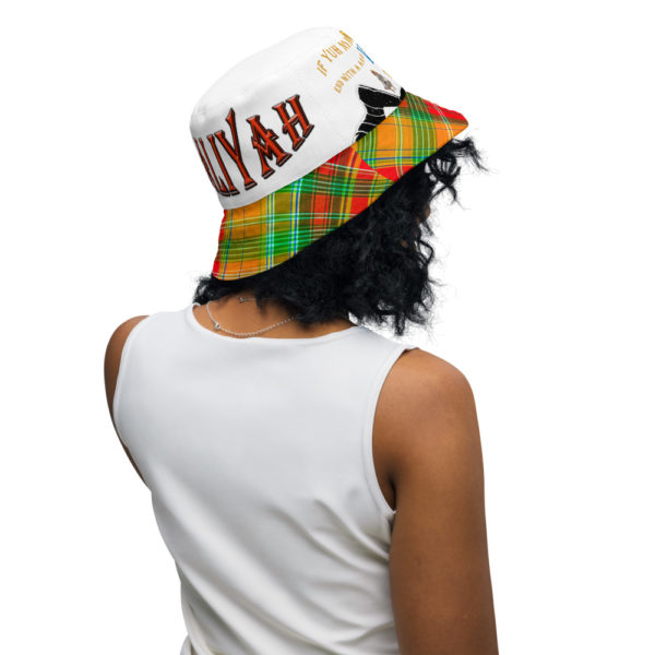 AALIYAH BLACK POWER/IF YUH NAME END WITH AN AReversible bucket hat - Image 4