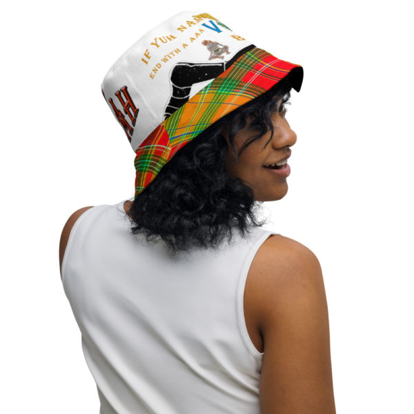 AALIYAH BLACK POWER/IF YUH NAME END WITH AN AReversible bucket hat - Image 13