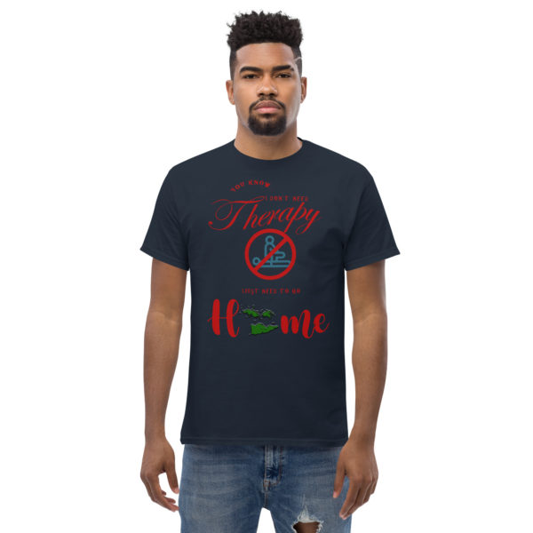 I DON'T NEED THERAPY V2 - Men's classic tee - Image 3
