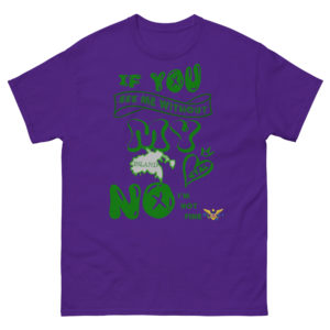 NOT OK WITHOUT MY ISLAND GYAL STJ (DARK COLORS) - Men's classic tee