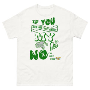 NOT OK WITHOUT MY ISLAND GYAL STJ (LIGHT COLORS) - Men's classic tee