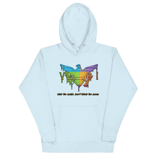 VI DRIP TOO HARD (LIGHT COLORS) - Unisex Hoodie - Image 4