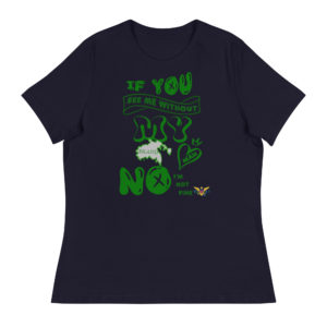 NOT OK WITHOUT MY ISLAND MAN STJ (DARK COLORS) - Women's Relaxed T-Shirt