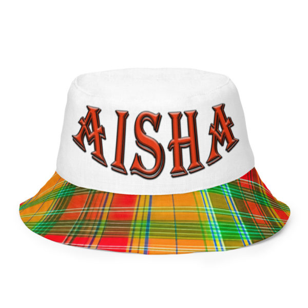 AISHA BLACK POWER/IF YUH NAME END WITH AN A - Reversible bucket hat - Image 2