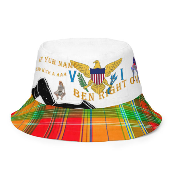MIQUA BLACK POWER/IF YUH NAME END WITH AN A - Reversible bucket hat - Image 7