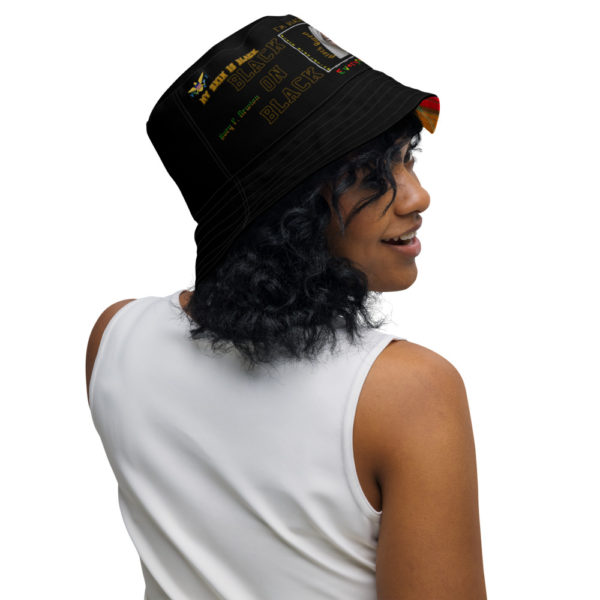 KAYLA BLACK POWER/IF YUH NAME END WITH AN A - Reversible bucket hat - Image 6
