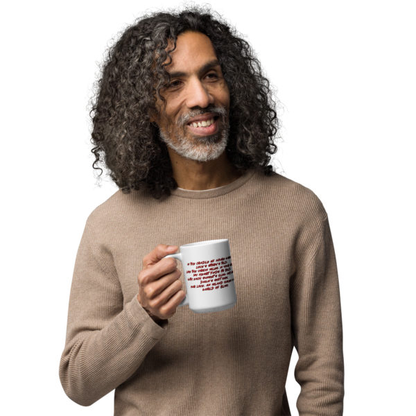 VI LOVE BLISS - White glossy mug - Image 5