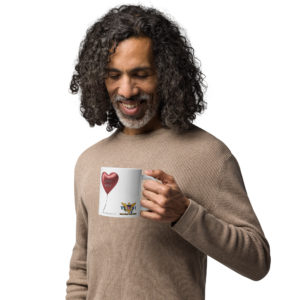 VI LOVE BLISS - White glossy mug