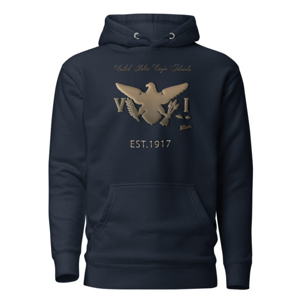 GOLD VI EST. 1917 (DARK COLORS) - Unisex Hoodie - Image 2