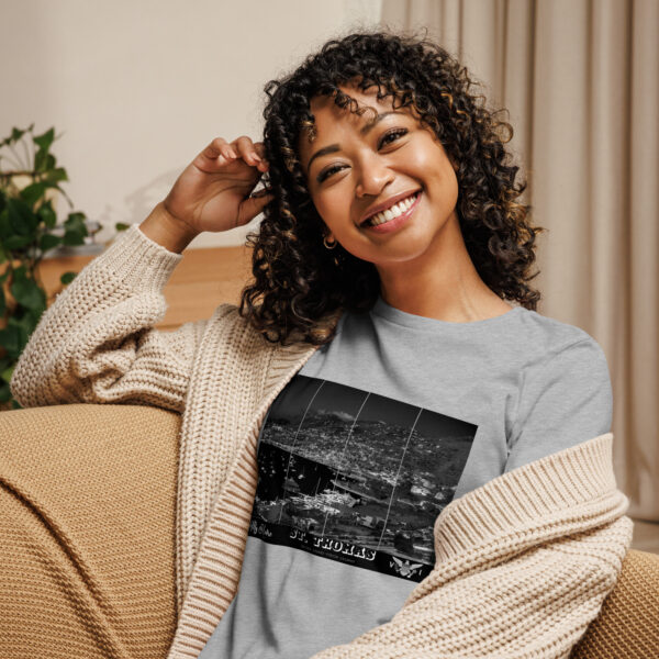 STT BLACK & WHITE - Women's Relaxed T-Shirt - Image 7