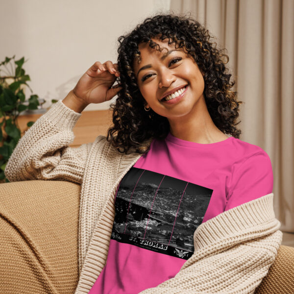 STT BLACK & WHITE - Women's Relaxed T-Shirt - Image 3