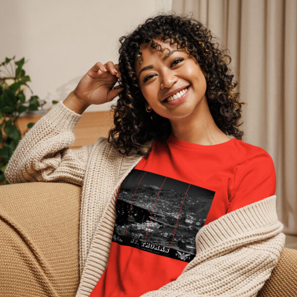 STT BLACK & WHITE - Women's Relaxed T-Shirt - Image 2