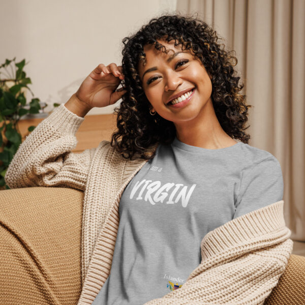 I AM A VIRGIN ISLANDER (white text) - Women's Relaxed T-Shirt - Image 20